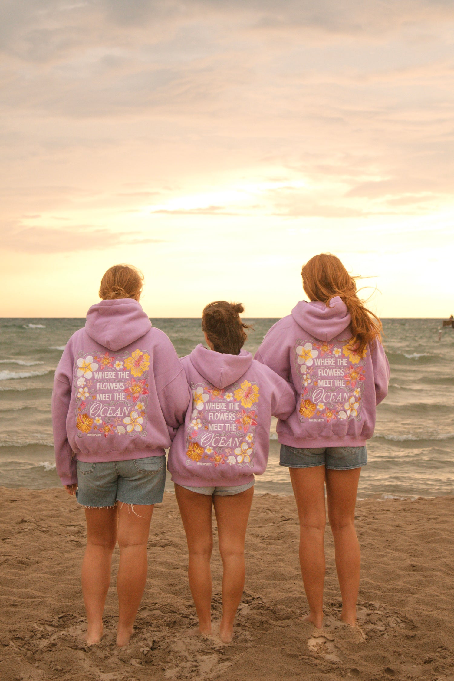 Where the Flowers Meet the Ocean (Violet)