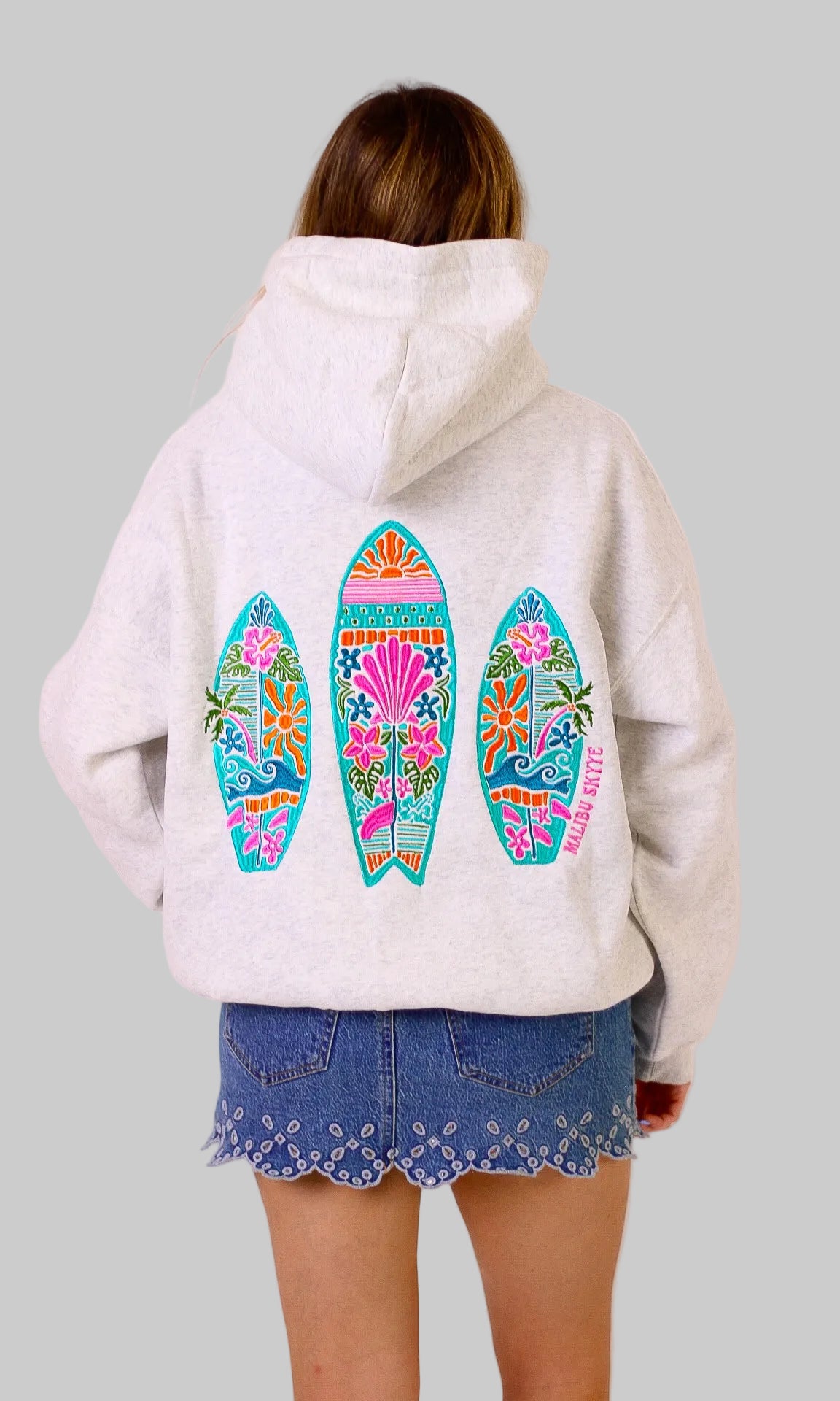 Sunny Surf Hoodie- Multicolor