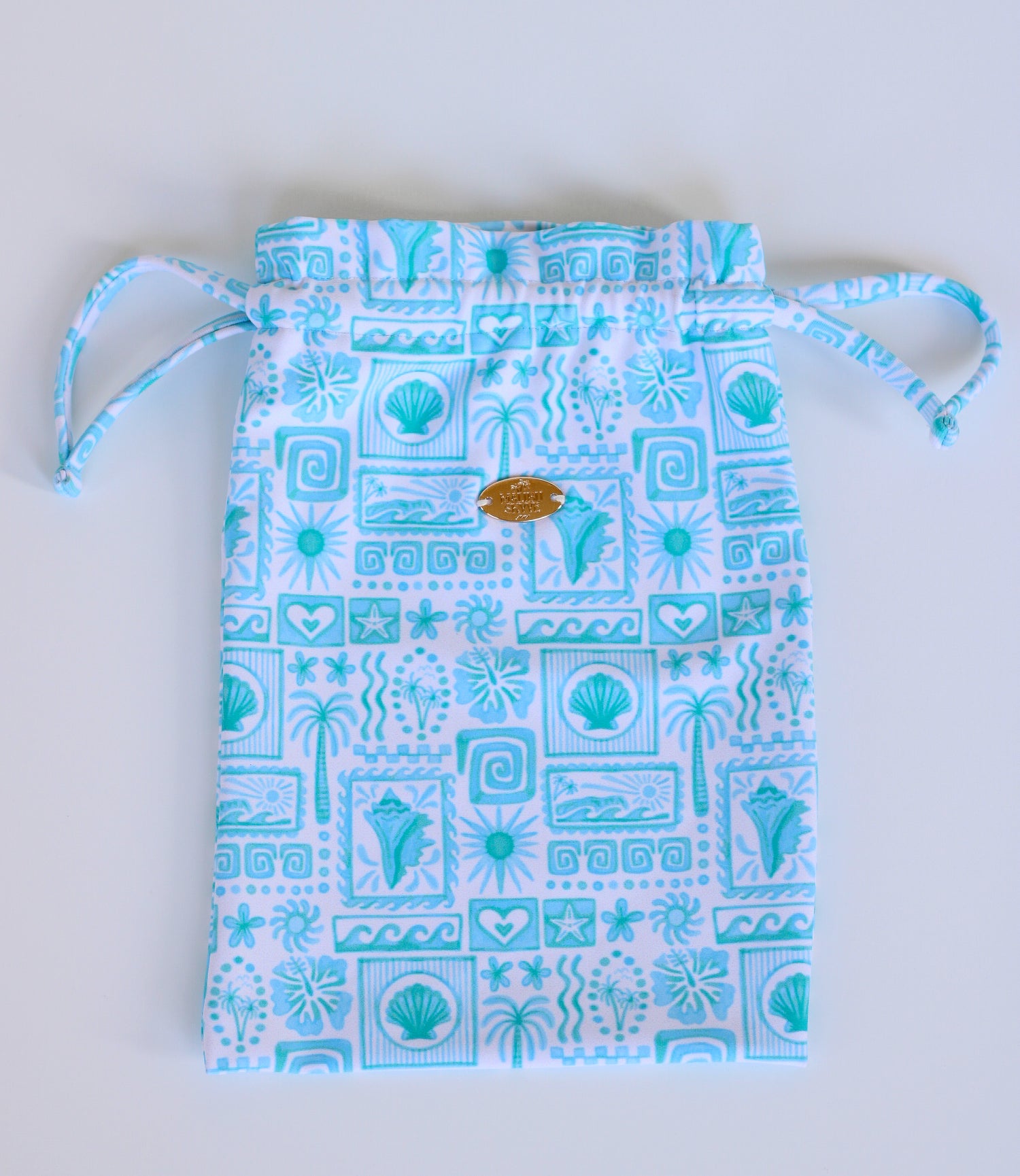 Tropic Reef Bikini Bag -Aqua